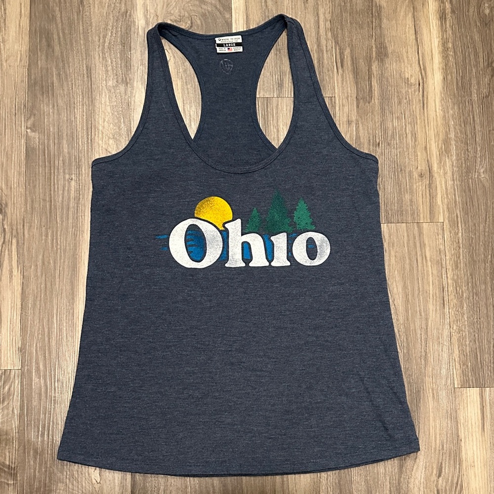 🌅 Where I’m From Ohio Racerback Tank Top